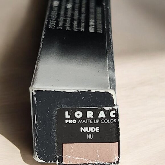 LORAC PRO Matte Lip Color in NUDE NIB - Picture 2 of 2